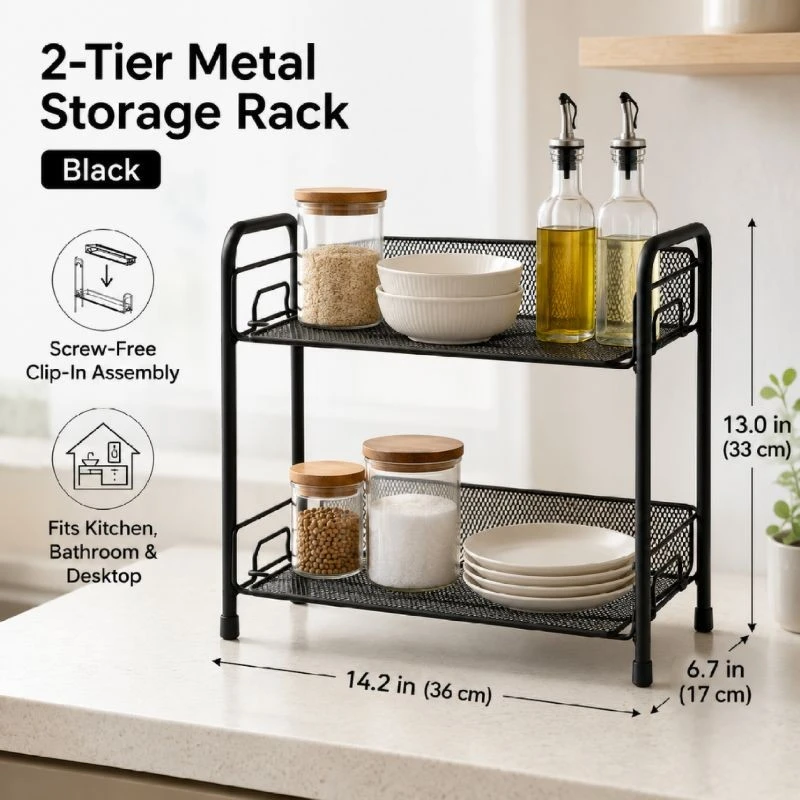 2‑tier Storage Shelf high quality