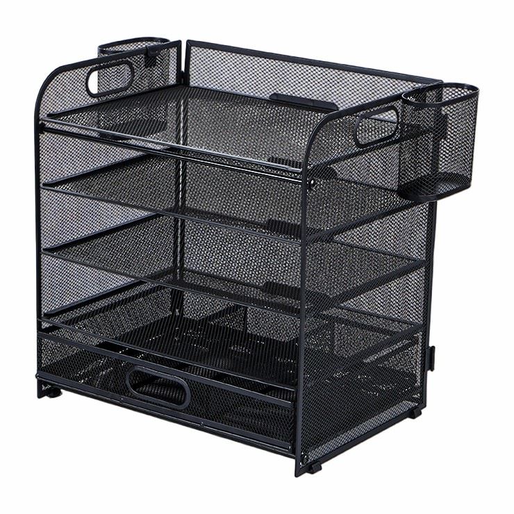 Black Metal Mesh Desk Accessories factory