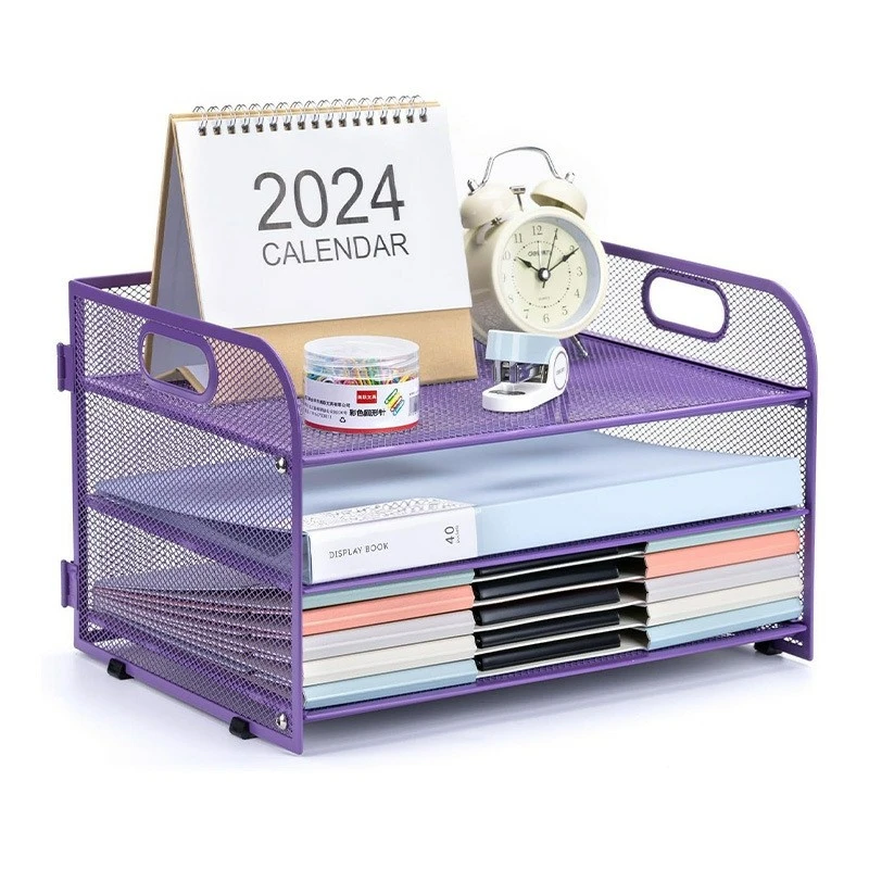 Black Metal Mesh Desk Accessories high quality